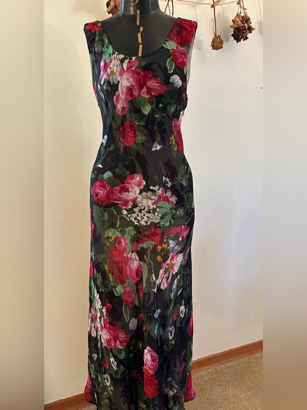 Floral Reversible Cottagecore Maxi Dress